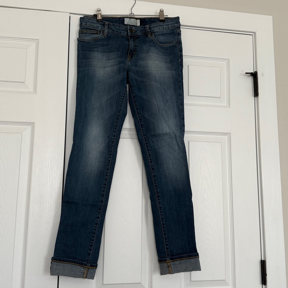 H&M L.O.G.G. cuffed skinny jeans